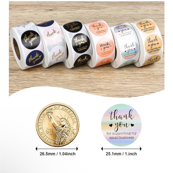 Buy Now 550 Bundle of Thank You Card, Stickers & Gift Bags - Picture 5 of 5